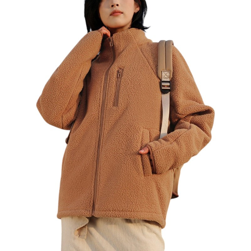 Teddy fleecejacke damen