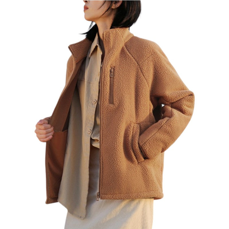 Teddy fleecejacke damen