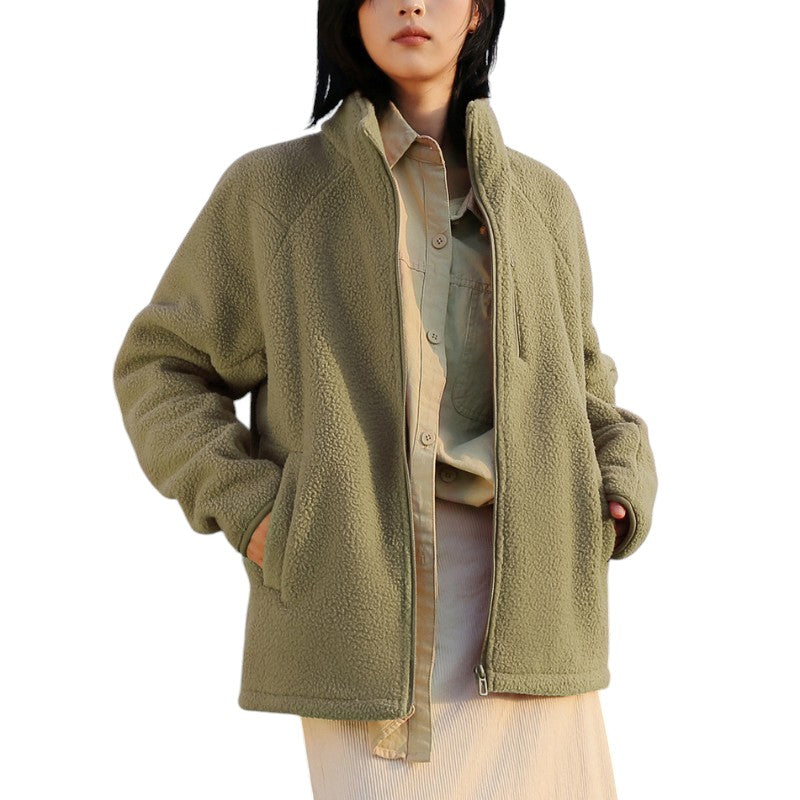 Teddy fleecejacke damen
