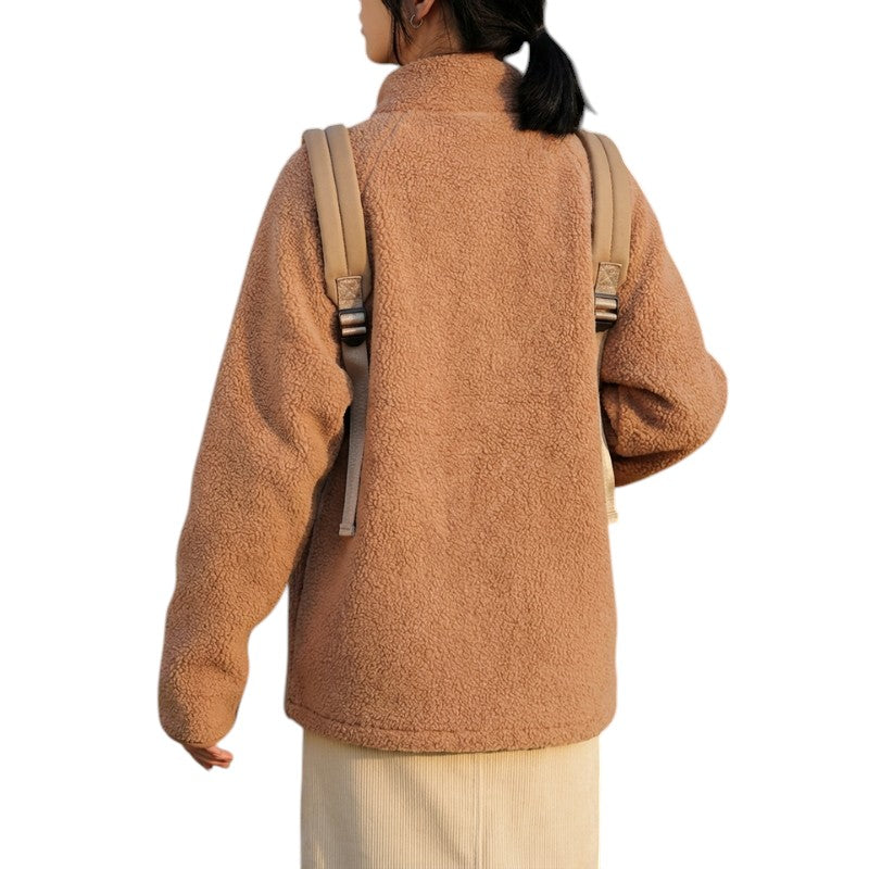 Teddy fleecejacke damen