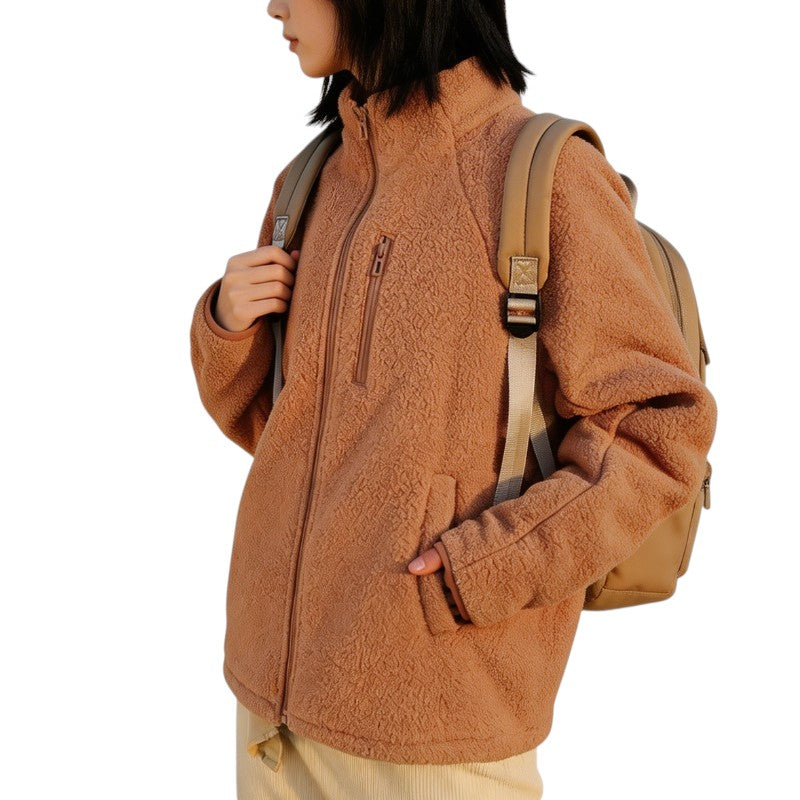 Teddy fleecejacke damen