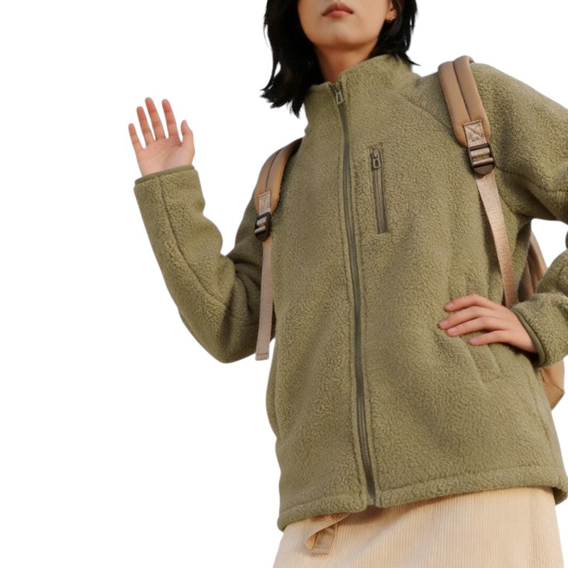Teddy fleecejacke damen