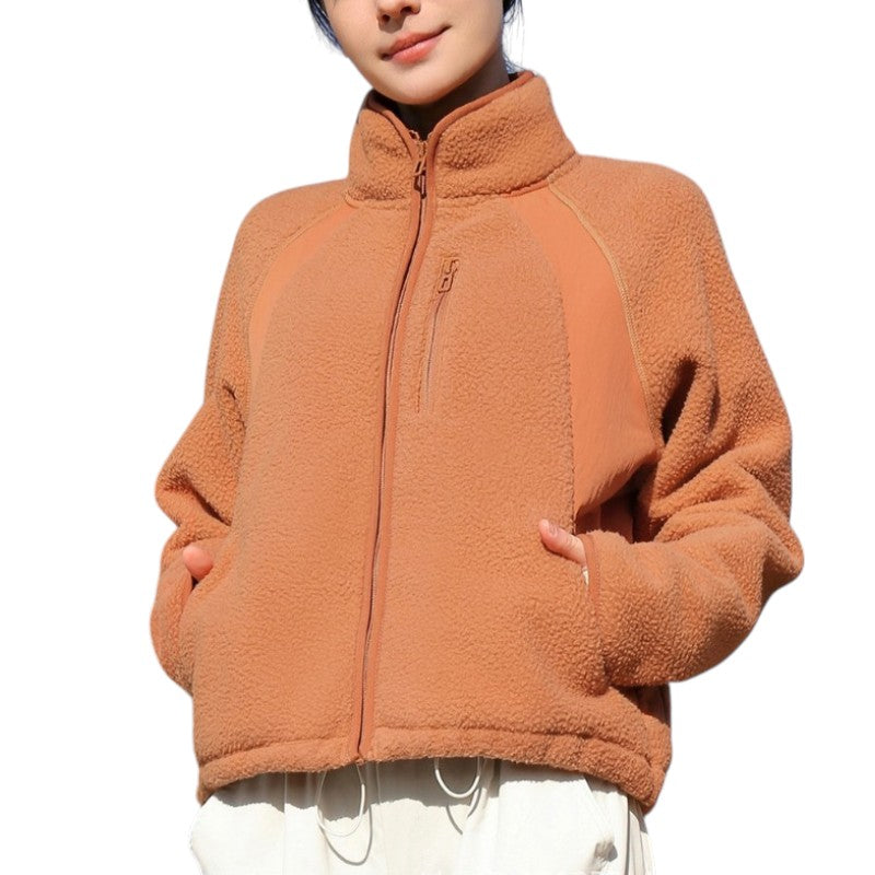 Sherpa fleecejacke damen