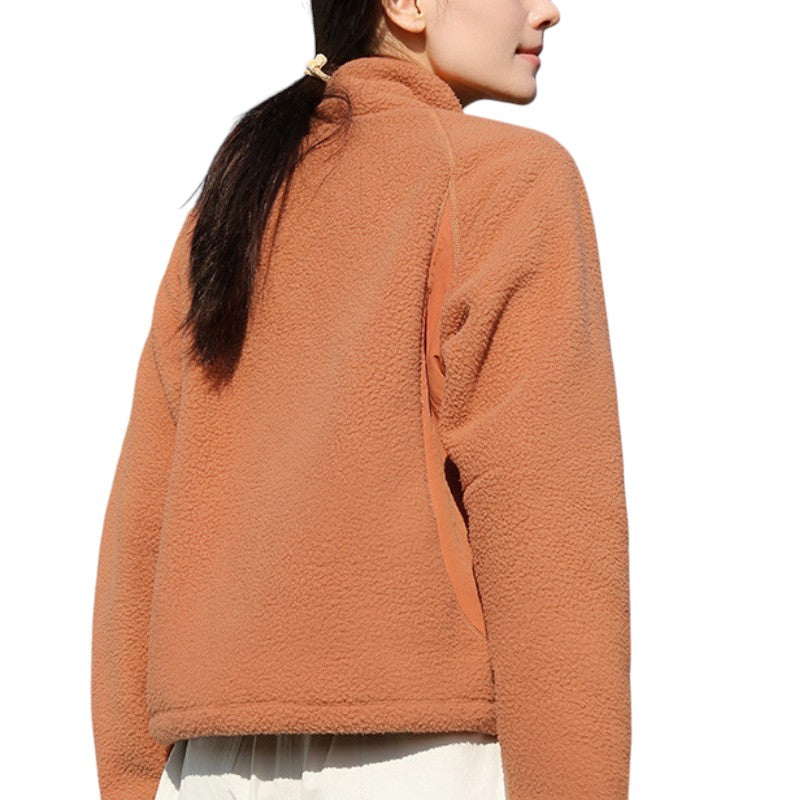 Sherpa fleecejacke damen
