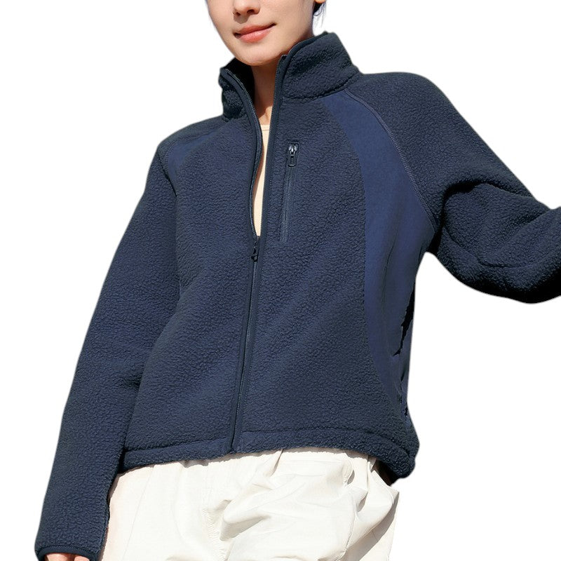 Sherpa fleecejacke damen