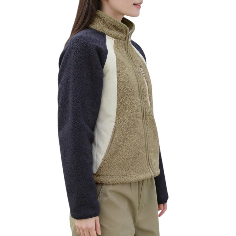 Sherpa fleecejacke damen