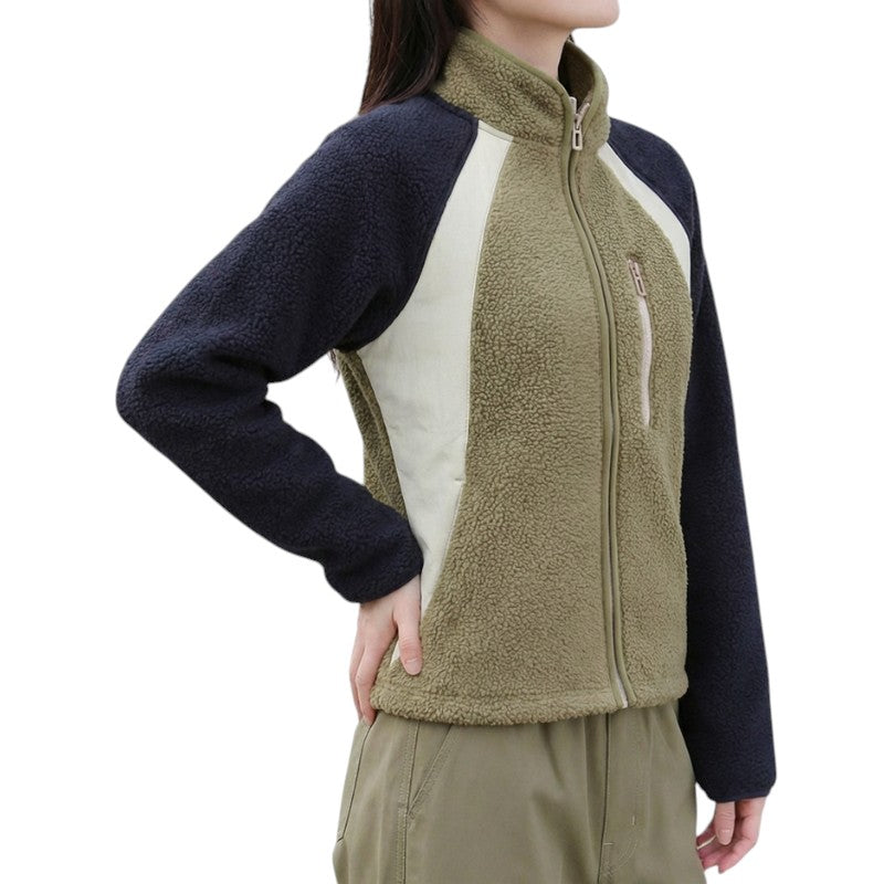 Sherpa fleecejacke damen