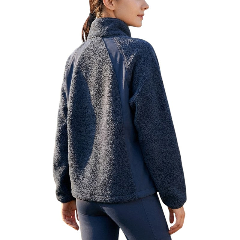 Sherpa fleecejacke damen