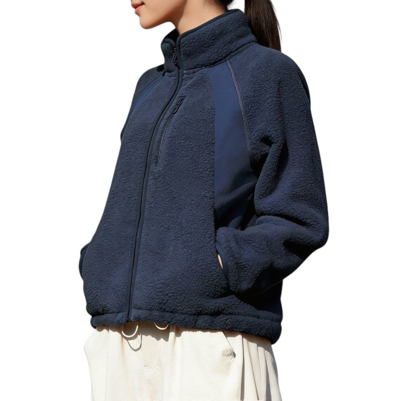Sherpa fleecejacke damen