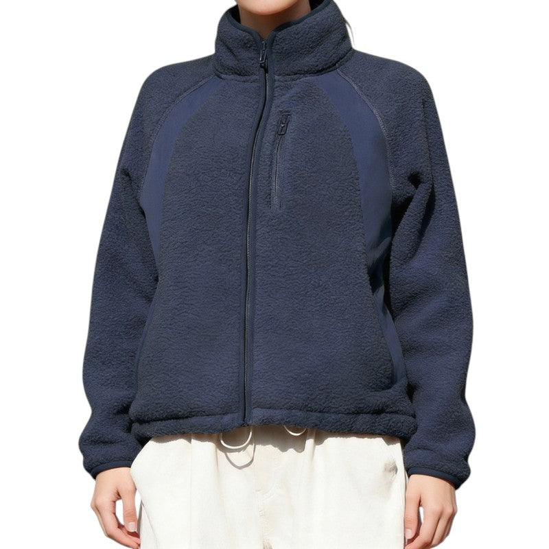 Sherpa fleecejacke damen