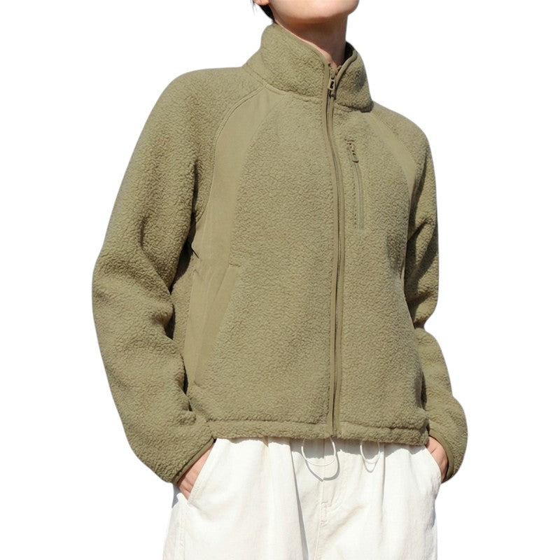 Sherpa fleecejacke damen