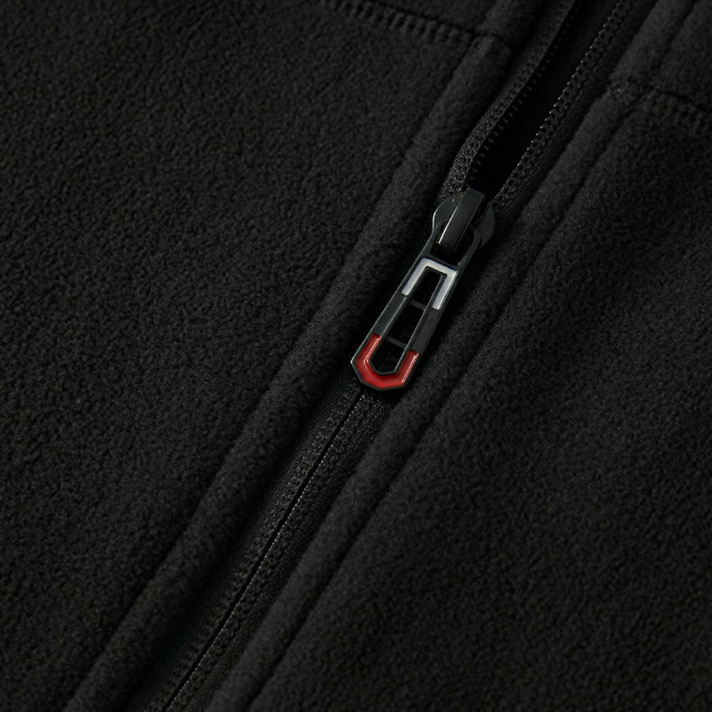 Fleecejacke Damen schwarz
