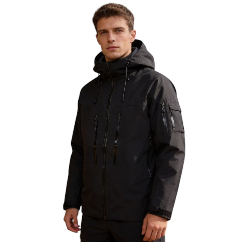 Regenjacke Wandern mit Unterarmbelüftung