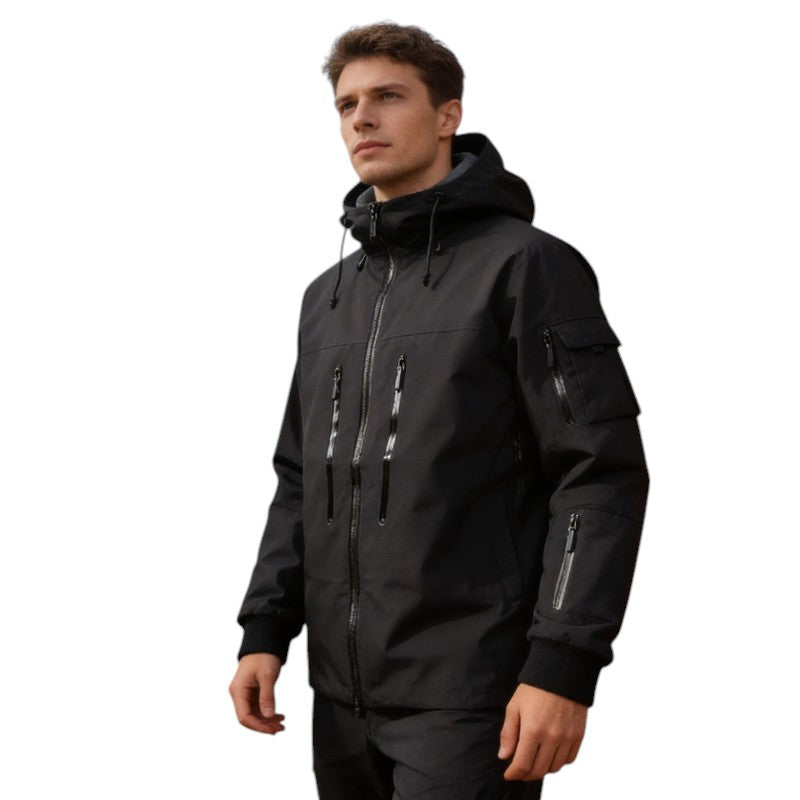 Regenjacke Wandern mit Unterarmbelüftung