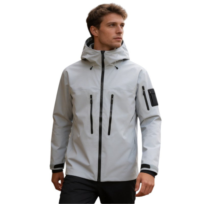 Regenjacke Wandern mit Unterarmbelüftung