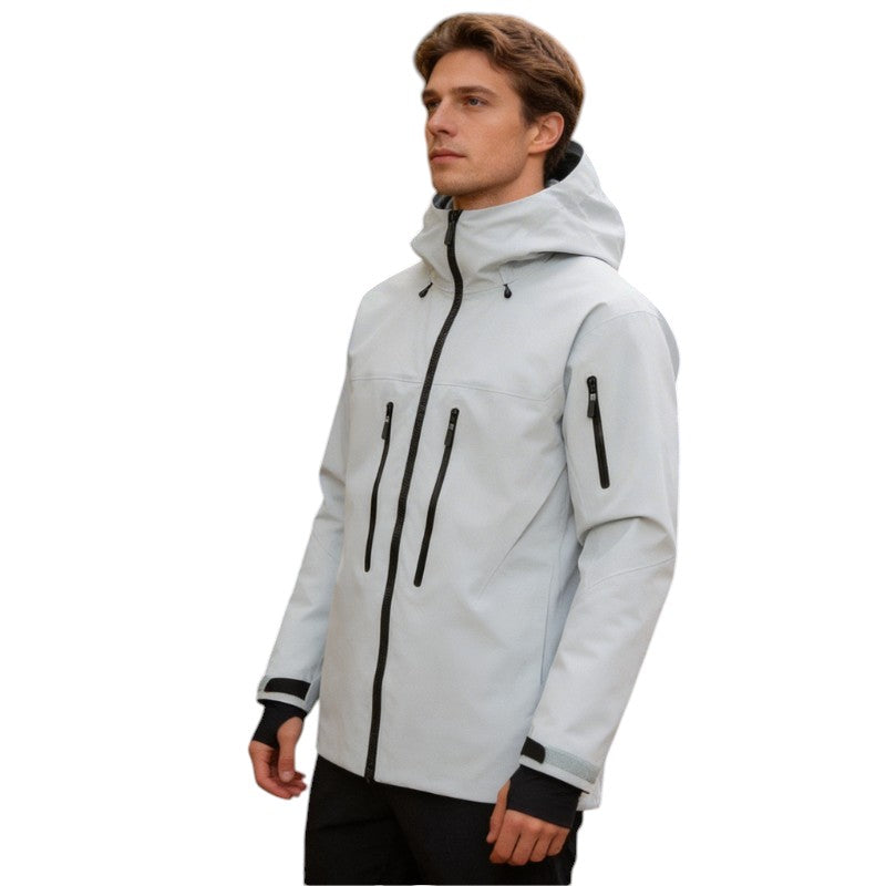 Regenjacke Wandern mit Unterarmbelüftung