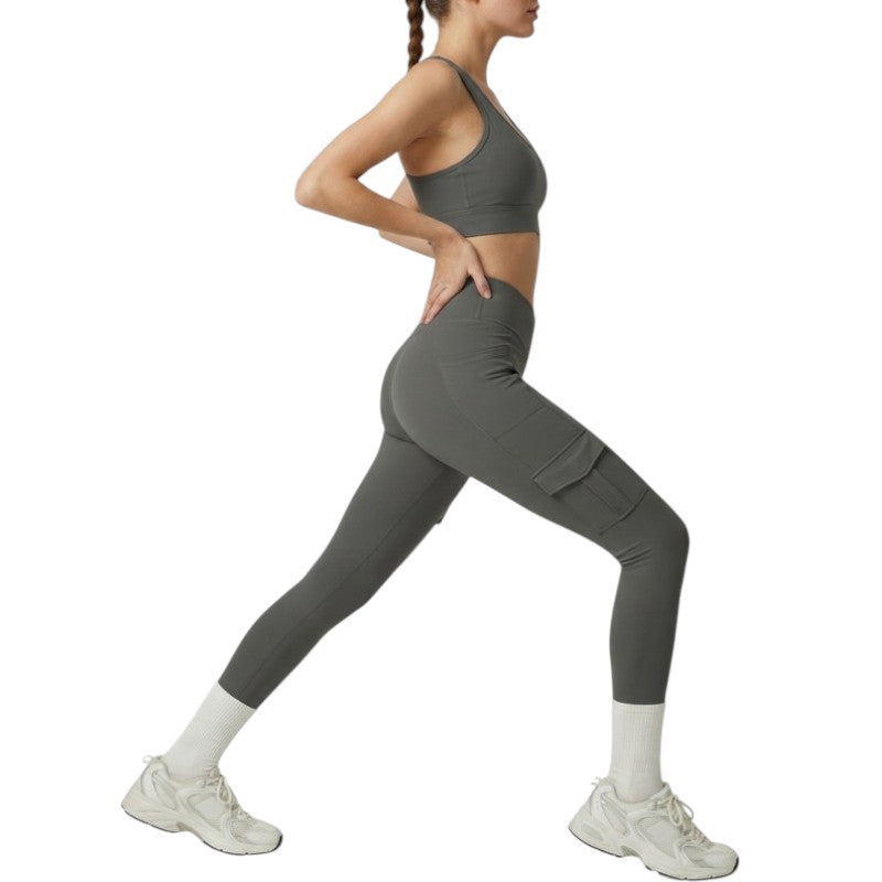 Wander Leggings Damen mit Tasche