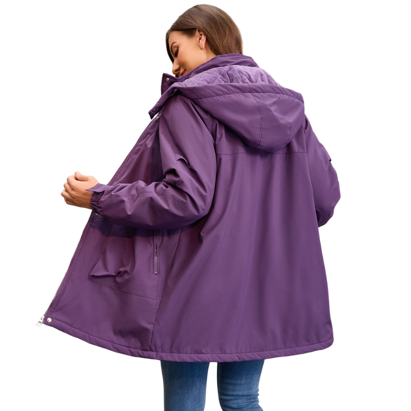Regenjacke damen lang