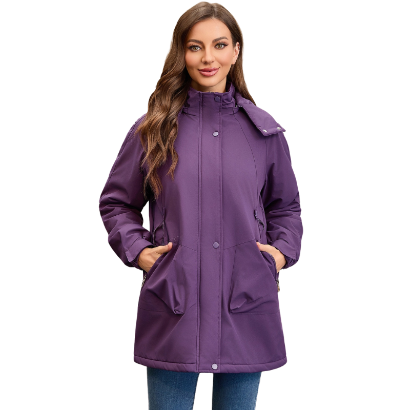 Regenjacke damen lang