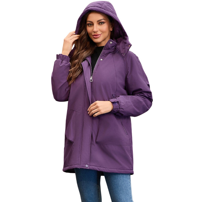 Regenjacke damen lang