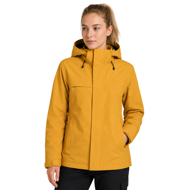 Regenjacke Wandern mit versiegelten Nähten
