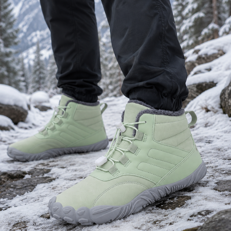 Barfuß wanderschuhe winter
