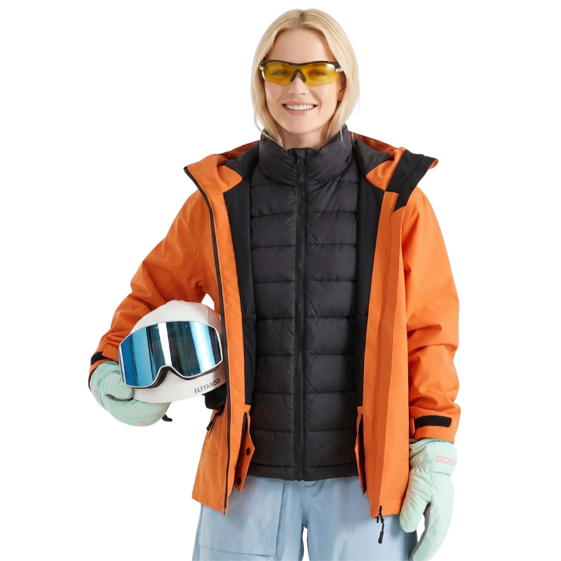 Gefüllte hardshelljacke