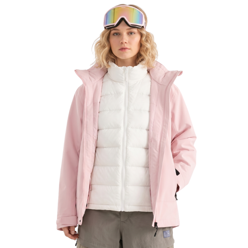 Gefüllte hardshelljacke