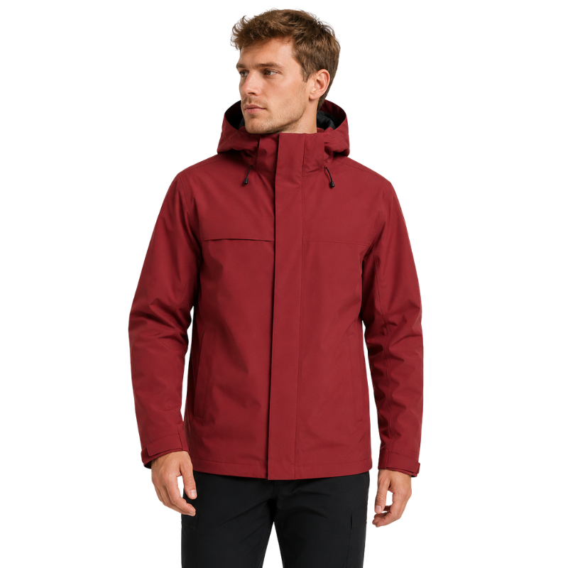 Regenjacke Wandern mit versiegelten Nähten