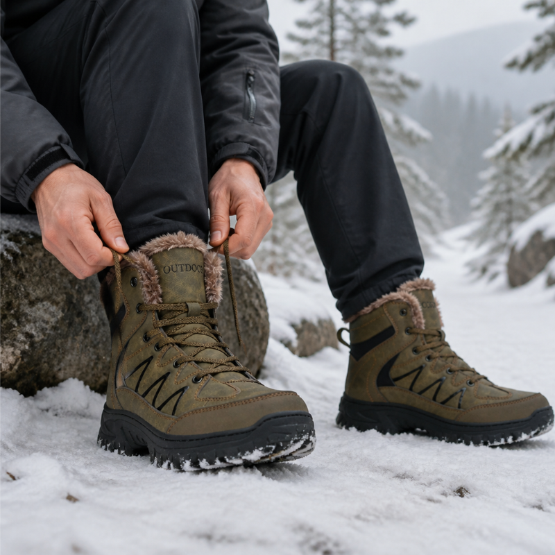 Winterwanderschuhe outdoor grün