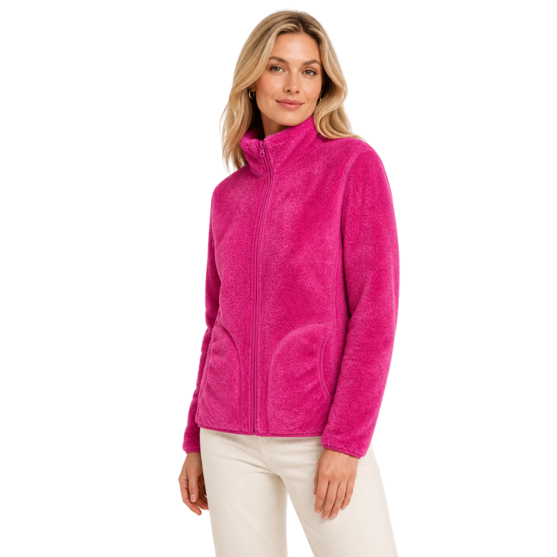Fleecejacke damen reversibel