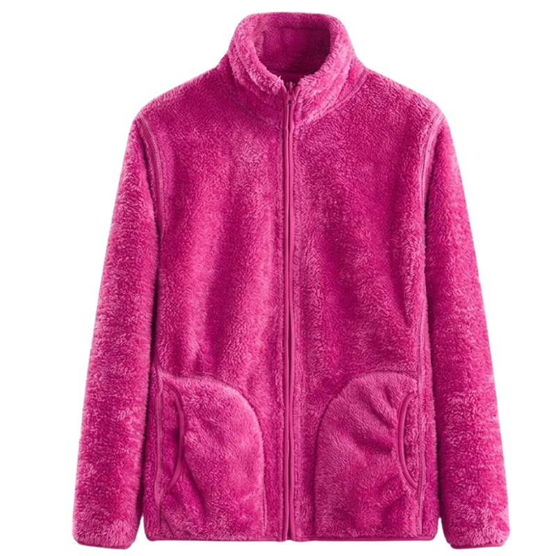 Fleecejacke damen reversibel