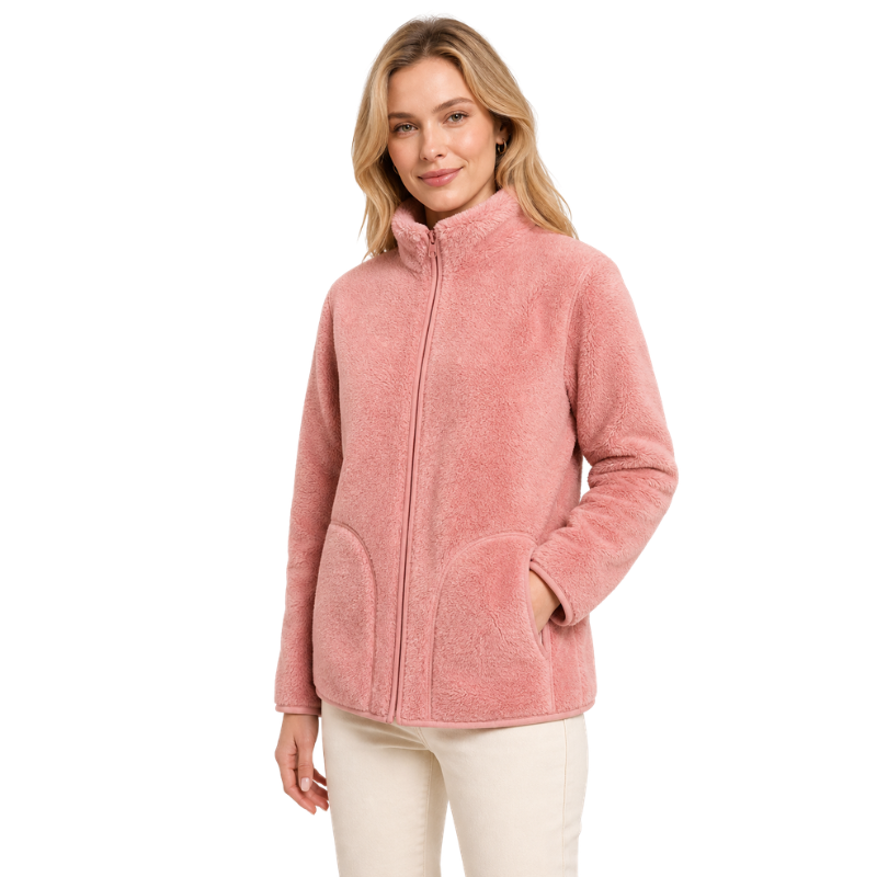Fleecejacke damen reversibel