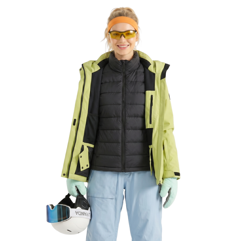 Gefüllte hardshelljacke