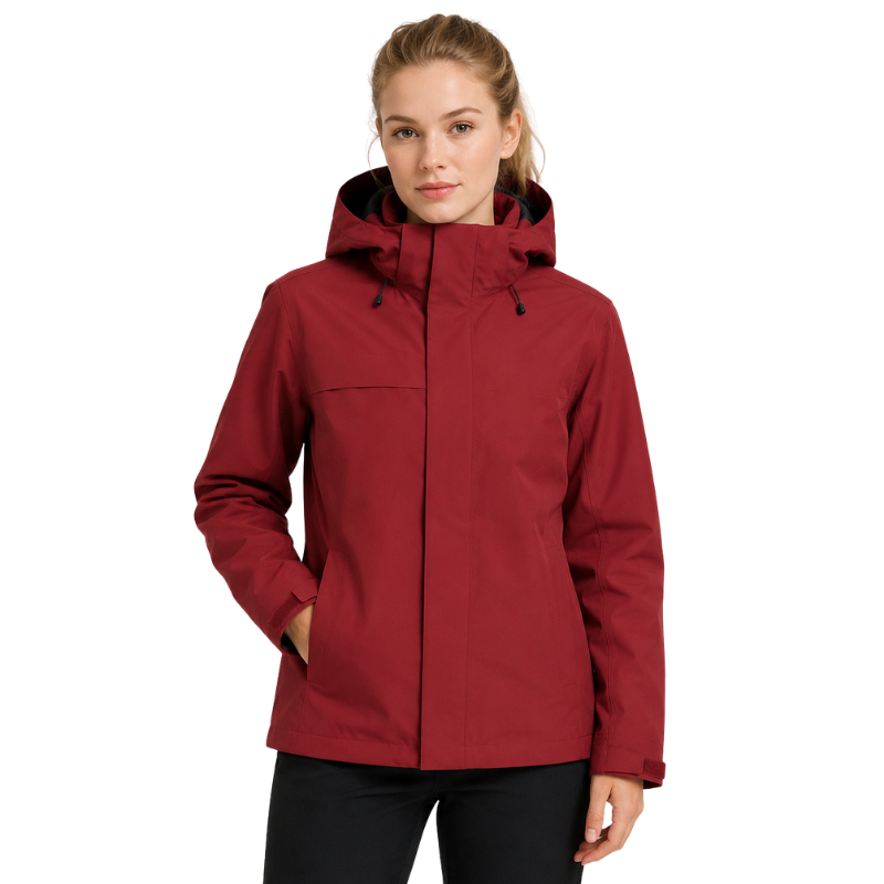 Regenjacke Wandern mit versiegelten Nähten