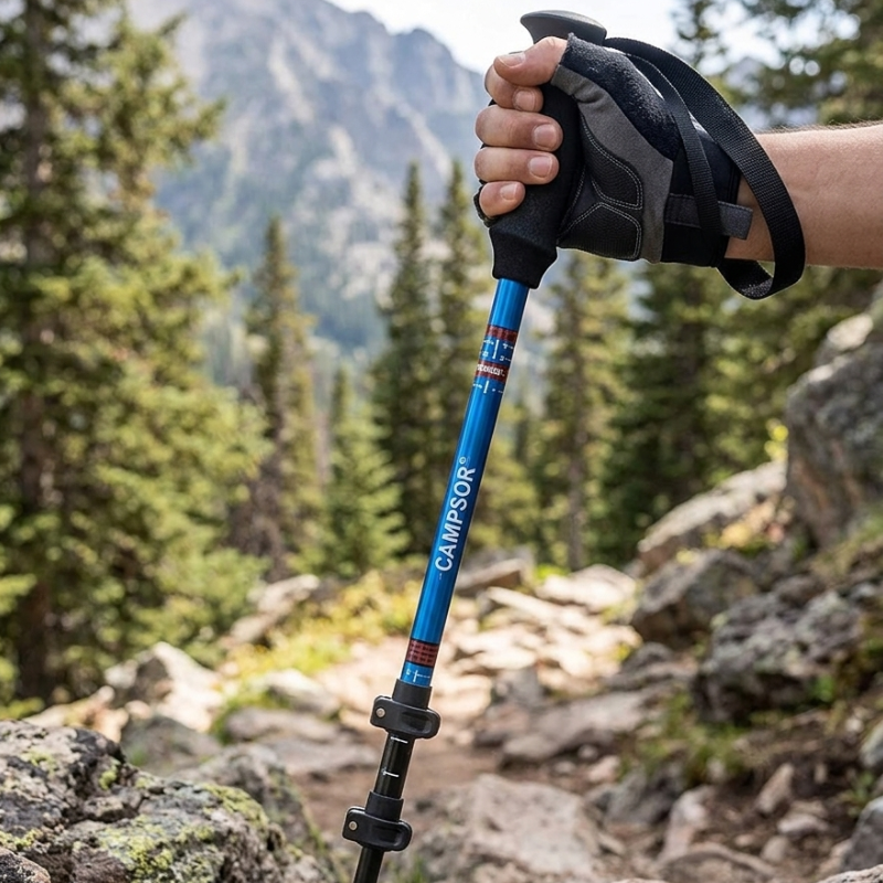 Trekkingstöcke Teleskop