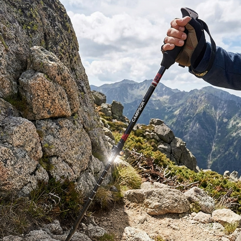 Trekkingstöcke Teleskop