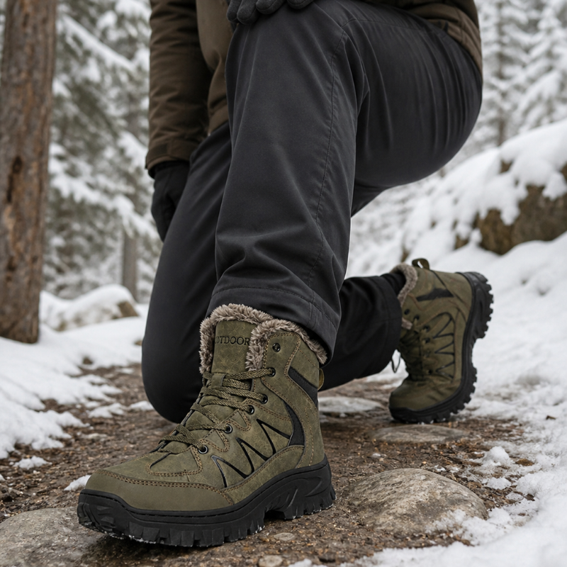 Winterwanderschuhe outdoor grün