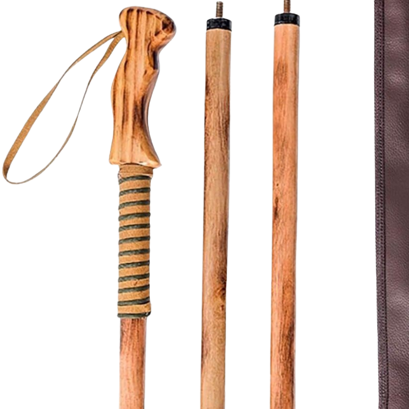 Trekking wanderstöcke aus holz kaufen