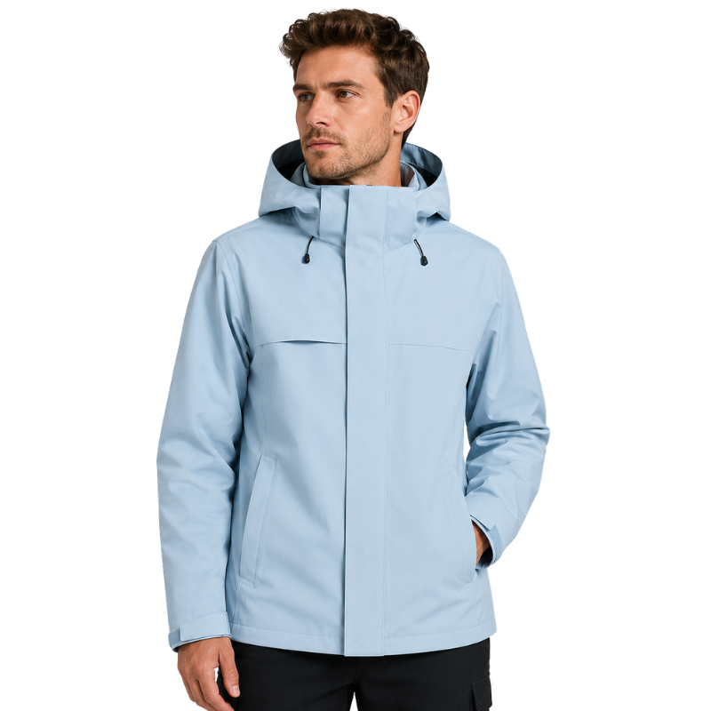 Regenjacke Wandern mit versiegelten Nähten