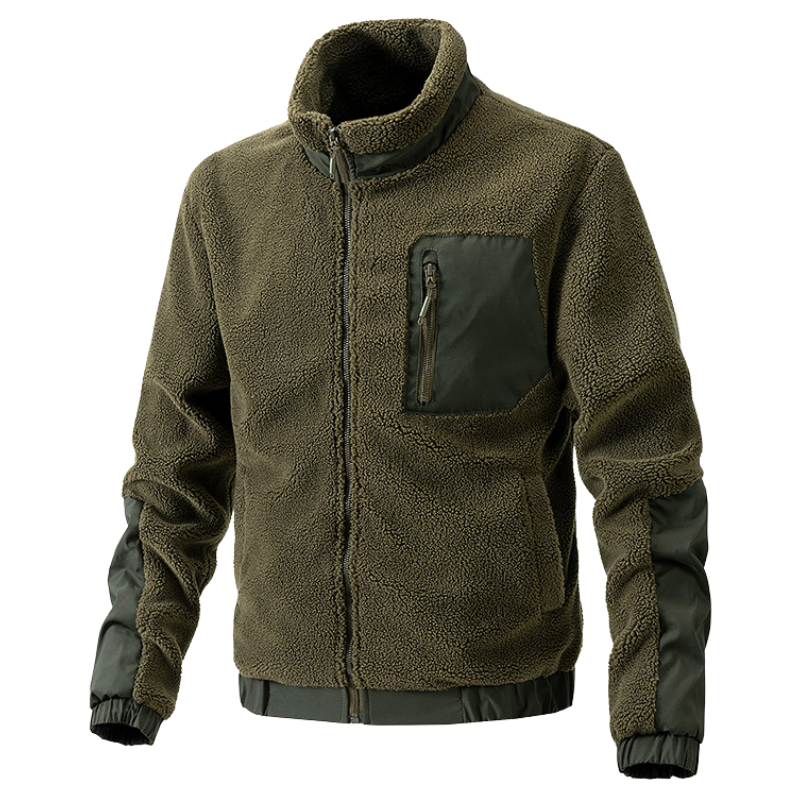 Kuschel Fleecejacke Herren