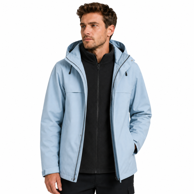 Regenjacke Wandern mit versiegelten Nähten