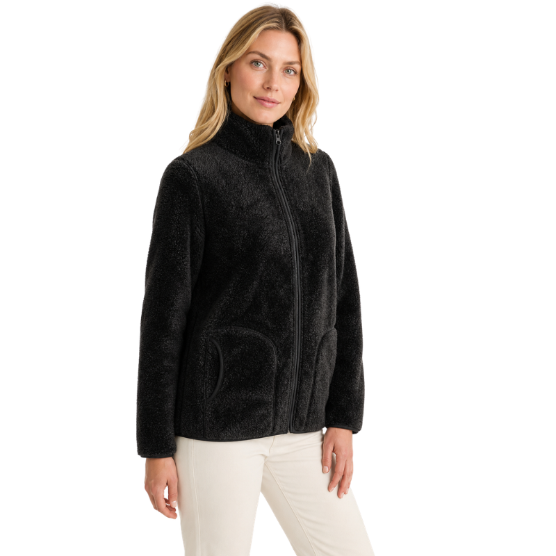 Fleecejacke damen reversibel