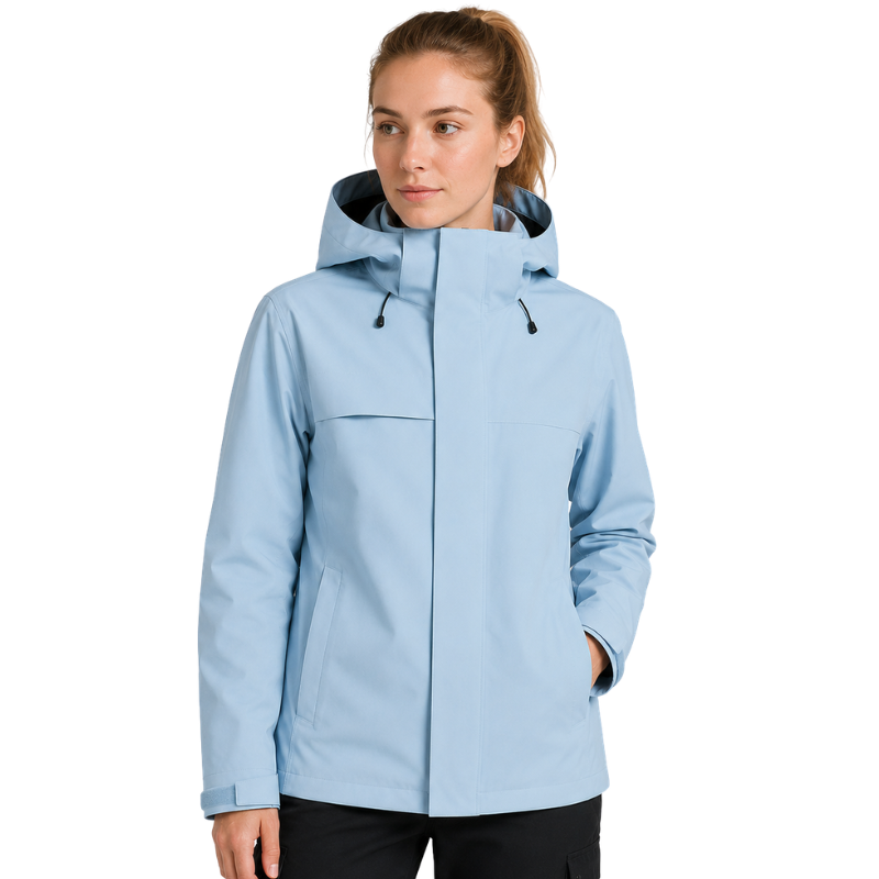 Regenjacke Wandern mit versiegelten Nähten