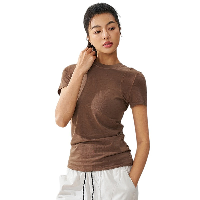 T-Shirt mit Merinowolle Damen