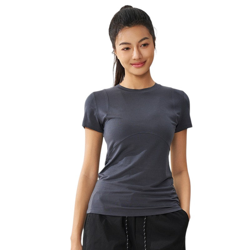T-Shirt mit Merinowolle Damen