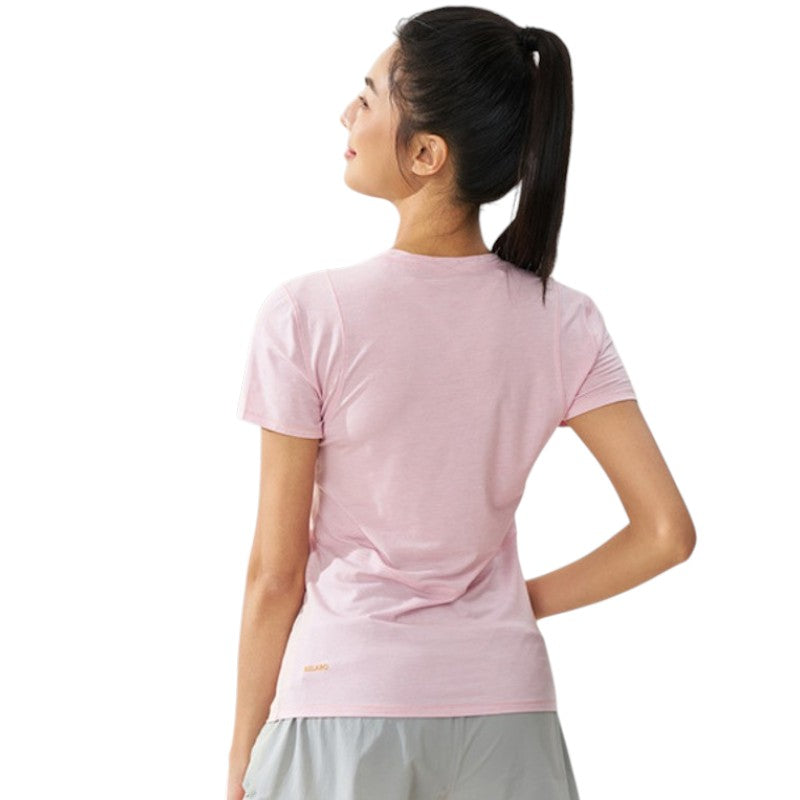T-Shirt mit Merinowolle Damen