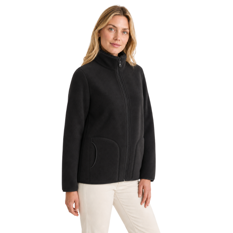 Fleecejacke damen reversibel