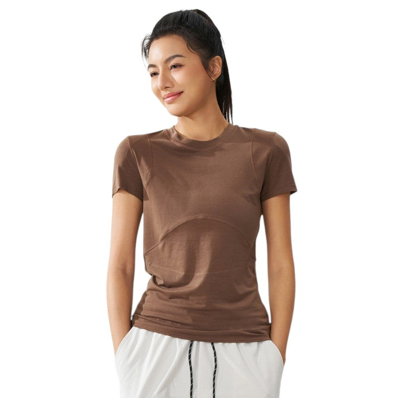 T-Shirt mit Merinowolle Damen
