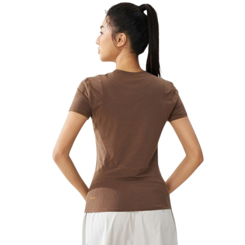 T-Shirt mit Merinowolle Damen